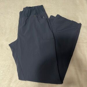 Cherokee Flex Women’s Gray Stretch-Waist Straight Leg Scrub Pants | L Tall